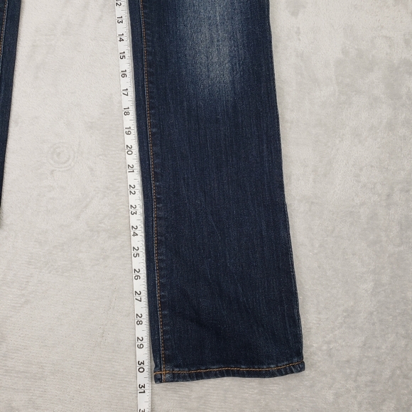 Dear John Playback Straight Low Rise Dark Wash Stretch Denim Women 27 (30) Jeans - Picture 4 of 13